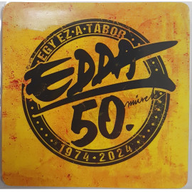 Hűtőmágnes EDDA művek sárga (50. születésnap)